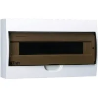ЩРН-П-18 IP41 настенный (31012DEK). Щиток модульный с прозрачной дверцей. DEKraft
