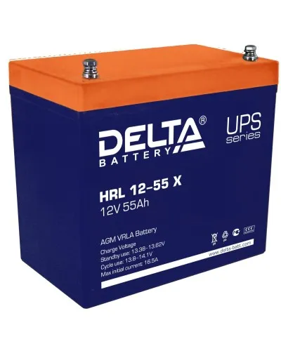 Delta HRL 12-55 X. Аккумулятор герметичный свинцово-кислотный. Delta в Нижнем Новгороде