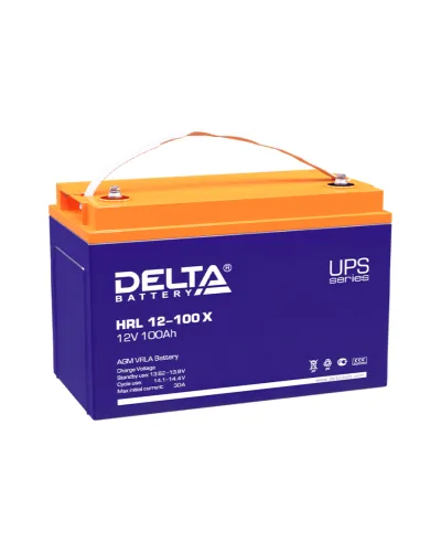 Delta HRL 12-100 X. Аккумулятор герметичный свинцово-кислотный. Delta в Нижнем Новгороде