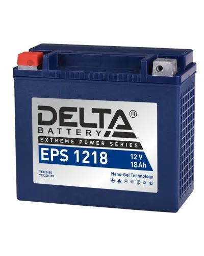 Delta EPS 1218. Аккумулятор герметичный свинцово-кислотный стартерный. Delta в Нижнем Новгороде