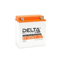 Delta CT 1216.1. Аккумулятор герметичный свинцово-кислотный стартерный. Delta