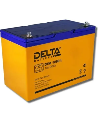 Delta DTM 1290 L. Аккумулятор герметичный свинцово-кислотный. Delta в Нижнем Новгороде