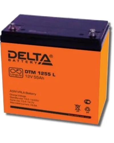 Delta DTM 1255 L. Аккумулятор герметичный свинцово-кислотный. Delta в Нижнем Новгороде