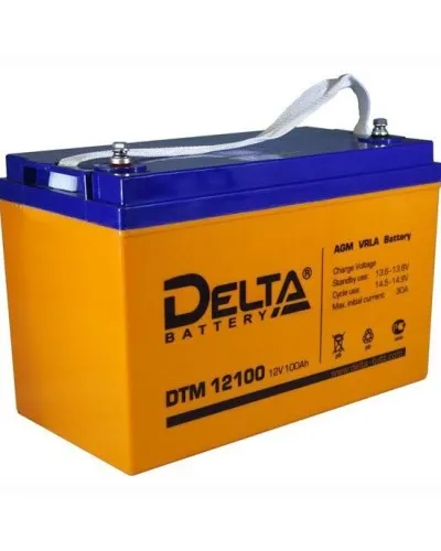 Delta DTM 12100 L. Аккумулятор герметичный свинцово-кислотный. Delta в Нижнем Новгороде