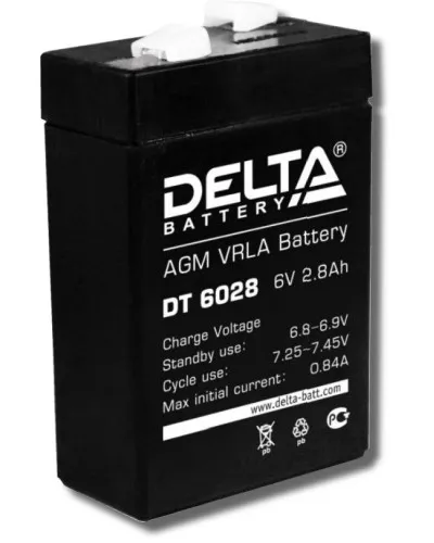 Delta DT 6028. Аккумулятор герметичный свинцово-кислотный. Delta в Нижнем Новгороде
