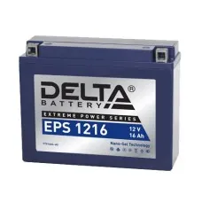 Delta EPS 1216. Аккумулятор герметичный свинцово-кислотный стартерный. Delta