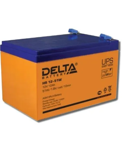 Delta HR 12-51 W. Аккумулятор герметичный свинцово-кислотный. Delta в Нижнем Новгороде