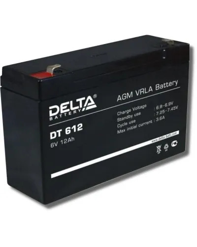 Delta DT 612. Аккумулятор герметичный свинцово-кислотный. Delta в Нижнем Новгороде