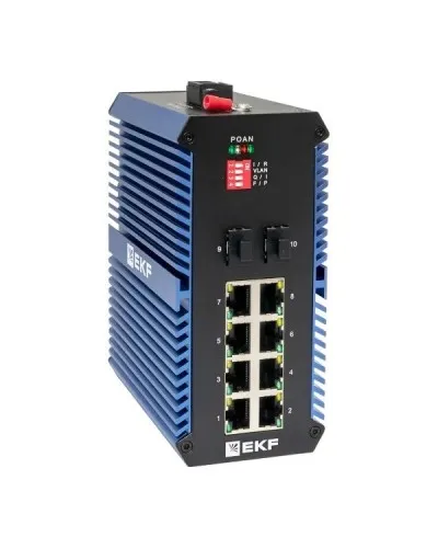 TSX-U-2GX/SFP-8GTP. Промышленный неуправляемый коммутатор. EKF в Нижнем Новгороде