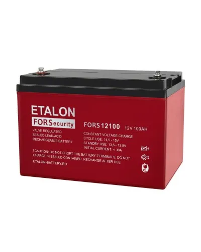 ETALON FORS 12100. Аккумулятор герметичный свинцово-кислотный. ETALON в Нижнем Новгороде