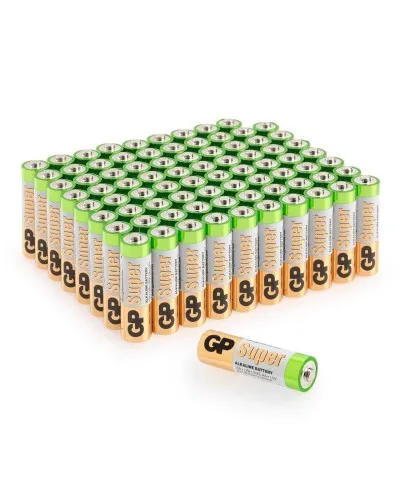 GP Super Alkaline 15A AA (GP 15A-2CRVS80), упак. 80 шт.. Алкалиновые батарейки. GP Batteries в Нижнем Новгороде