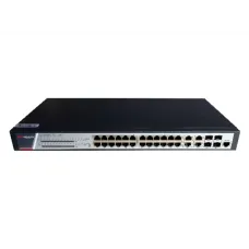 DS-3E2528P(B). Коммутатор с питанием POE. Hikvision