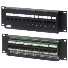 PPW-12-8P8C-C5e. Патч-панель. Hyperline