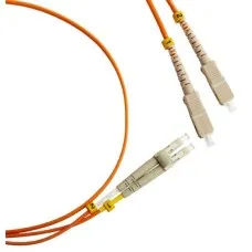 FC-D2-50-LC/PR-SC/PR-H-1M-LSZH-OR. Патч-корд волоконно-оптический LC-SC. Hyperline