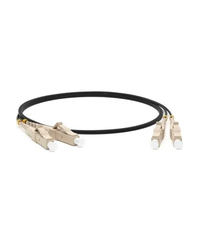 FC-D2-50-LC/PR-LC/PR-H-2M-LSZH-BK. Патч-корд волоконно-оптический многомодовый. Hyperline в Нижнем Новгороде