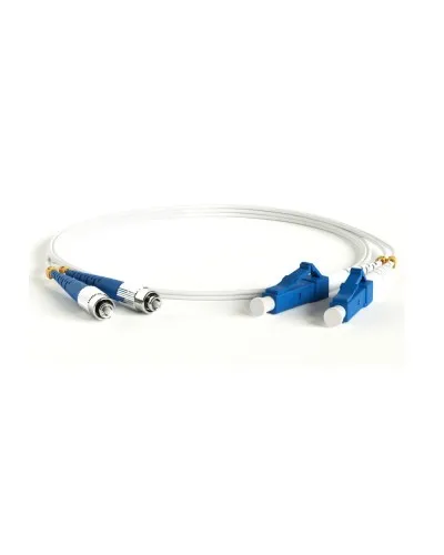 FC-D2-9A1-FC/UR-LC/UR-H-1M-LSZH-WH. Патч-корд волоконно-оптический FC-LC. Hyperline в Нижнем Новгороде