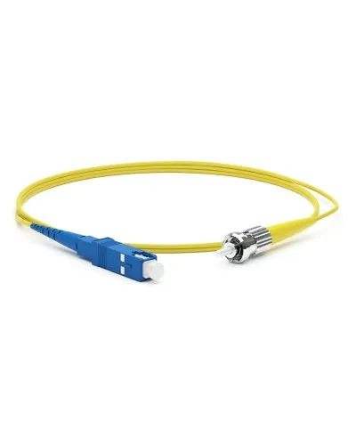 FC-S2-9-SC/UR-ST/UR-H-1M-LSZH-YL. Патч-корд волоконно-оптический одномодовый. Hyperline в Нижнем Новгороде