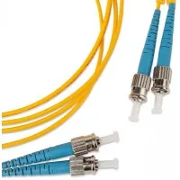 FC-D2-9-ST/UR-ST/UR-H-5M-LSZH-YL. Патч-корд волоконно-оптический одномодовый. Hyperline