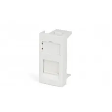 SIP2-1K-M45-22.5. Вставка 45x22,5 для 1 модуля формата Keystone Jack, со шторкой. Hyperline