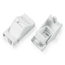 SIP2A-1K-M45-22.5. Вставка угловая 45x22.5 (аналог Mosaic) для 1 модуля формата Keystone Jack. Hyperline