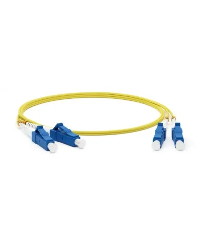 FC-D2-9-LC/UR-LC/UR-H-5M-LSZH-YL. Патч-корд волоконно-оптический одномодовый. Hyperline в Нижнем Новгороде