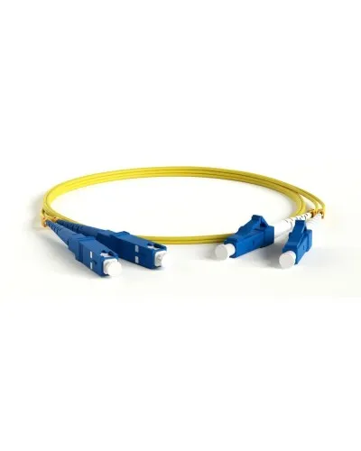 FC-D2-9-LC/AR-SC/AR-H-3M-LSZH-YL. Патч-корд волоконно-оптический LC-SC. Hyperline в Нижнем Новгороде