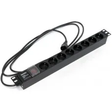 SHE19-8SH-S-2.5IEC. Блок розеток 19. Hyperline
