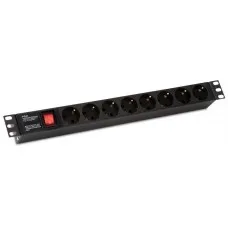 SHE19-8SH-S-IEC. Блок розеток 19. Hyperline