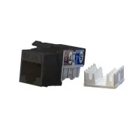 KJ9-8P8C-C6-90-BK. Вставка Keystone Jack RJ-45. Hyperline