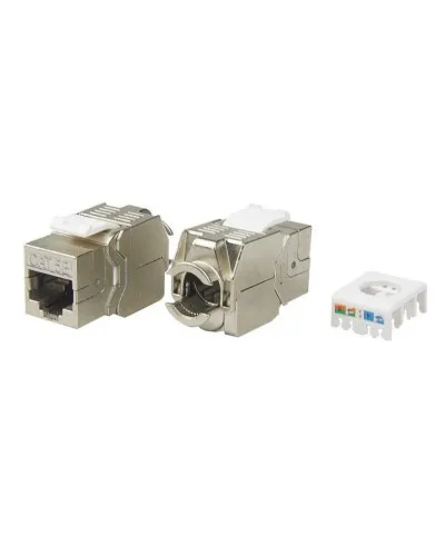 KJ8-8P8C-C5e-180-TLS-SH-F-WH. Вставка Keystone Jack RJ-45. Hyperline в Нижнем Новгороде