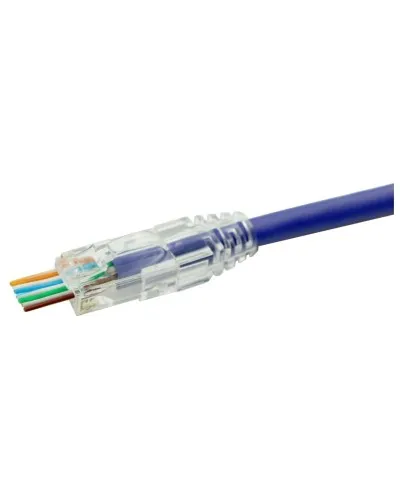 PLEZ-8P8C-UA-C6-100 (100 шт). Разъем RJ-45. Hyperline в Нижнем Новгороде