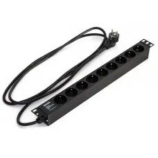 SHE19-9SH-2.5EU. Блок розеток 19. Hyperline