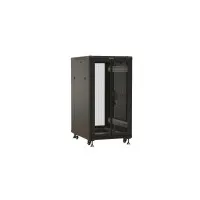 TTBR-2768-DD-RAL9004. Шкаф телекоммуникационный 19 напольный 27U. Hyperline
