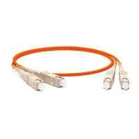 FC-D2-50-SC/PR-SC/PR-H-2M-LSZH-OR. Патч-корд волоконно-оптический SC-SC. Hyperline