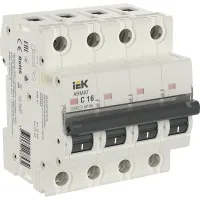 M10N 4P C 16А 10кА ARMAT (AR-M10N-4-C016). Автоматический выключатель. IEK