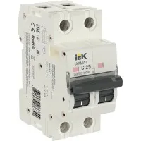 M06N 2P C 25А 6кА ARMAT (AR-M06N-2-C025). Автоматический выключатель. IEK
