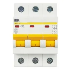 ВА47-29 3P C 20А 4,5кА KARAT (MVA20-3-020-C). Автоматический выключатель. IEK