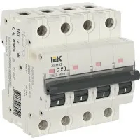 M06N 4P C 20А 6кА ARMAT (AR-M06N-4-C020). Автоматический выключатель. IEK