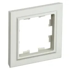 Рамка 1-местная РУ-1-БрКр IP20 бежевый BRITE (BR-M12-K10). Рамка. IEK
