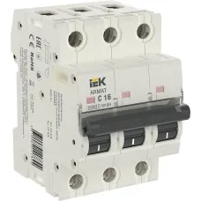 M10N 3P C 16А 10кА ARMAT (AR-M10N-3-C016). Автоматический выключатель. IEK