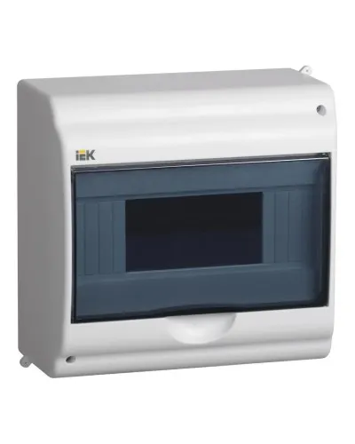 Корпус пластиковый КМПн 2/9-2 IP31 белый KREPTA 3 (MKP42-N-09-31-02). Щиток модульный с прозрачной дверцей, настенный. IEK в Нижнем Новгороде