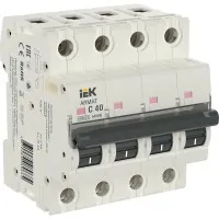 M06N 4P C 40А 6кА ARMAT (AR-M06N-4-C040). Автоматический выключатель. IEK