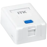 CS2-012: Корпус настенной розетки для 1 модуля Keystone Jack