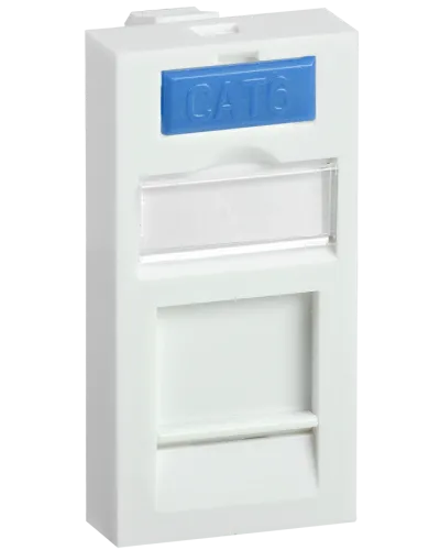CS6-11M: Вставка 45х22,5мм для 1 модуля Keystone Jack с маркером в Нижнем Новгороде