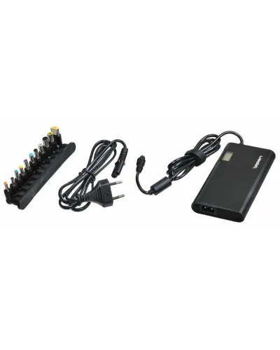 Блок питания Ippon SD90U автоматический 90W 15V-19.5V 11-connectors 4.5A 1xUSB 2.1A, LCD индикатор (705053). Блок питания. Ippon в Нижнем Новгороде