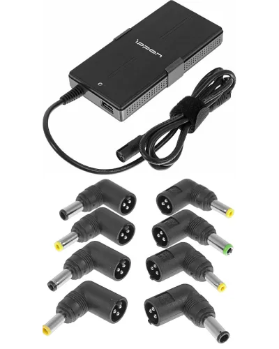 Блок питания Ippon S65U автоматический 65W 15V-19.5V 11-connectors 3.5A 1xUSB 2.1A, LED индикатор (651781). Блок питания. Ippon в Нижнем Новгороде