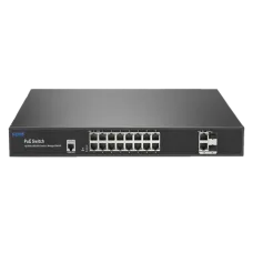 KN-SW1602SFP/M2. Коммутатор с питанием по PoE. KENO