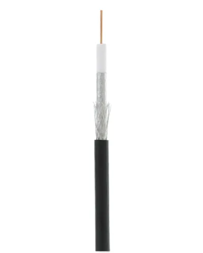 RG-6 CCS, Out, PE (UEC-C2-32123B-BK-3). Кабель коаксиальный омедненный. NETLAN в Нижнем Новгороде