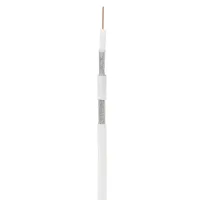 RG-6 CCS, In, PVC (UEC-C2-32123A-WT-1). Кабель коаксиальный омедненный. NETLAN