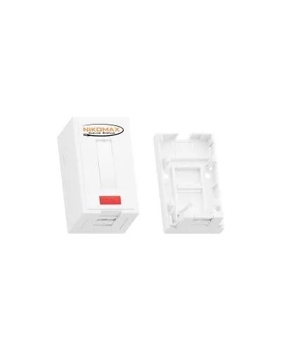 NMC-MB1P-ST-WT. Корпус настенной розетки. NIKOMAX в Нижнем Новгороде